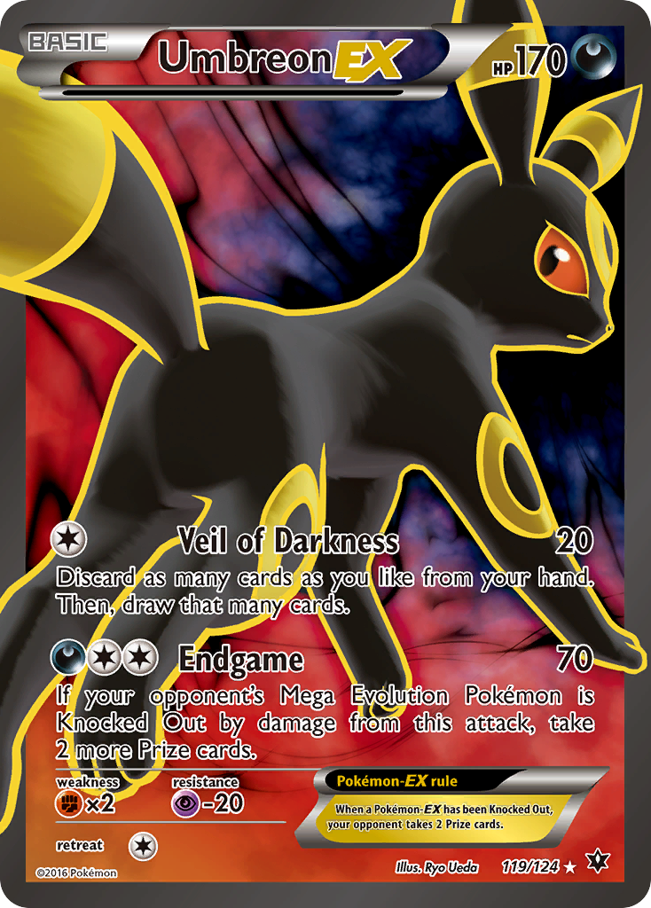 Umbreon EX (119/124) [XY: Fates Collide] | All Aboard Games