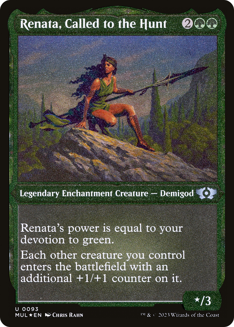 Renata, Called to the Hunt (Foil Etched) [Multiverse Legends] | All Aboard Games