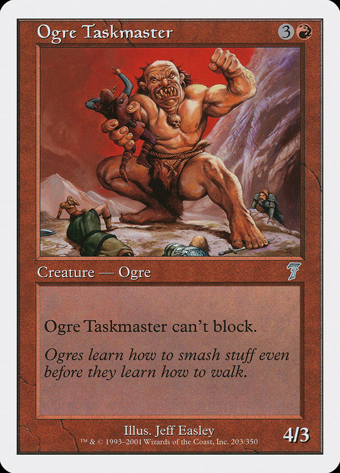 Ogre Taskmaster [Seventh Edition] | All Aboard Games