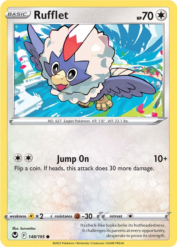 Rufflet (148/195) [Sword & Shield: Silver Tempest] | All Aboard Games