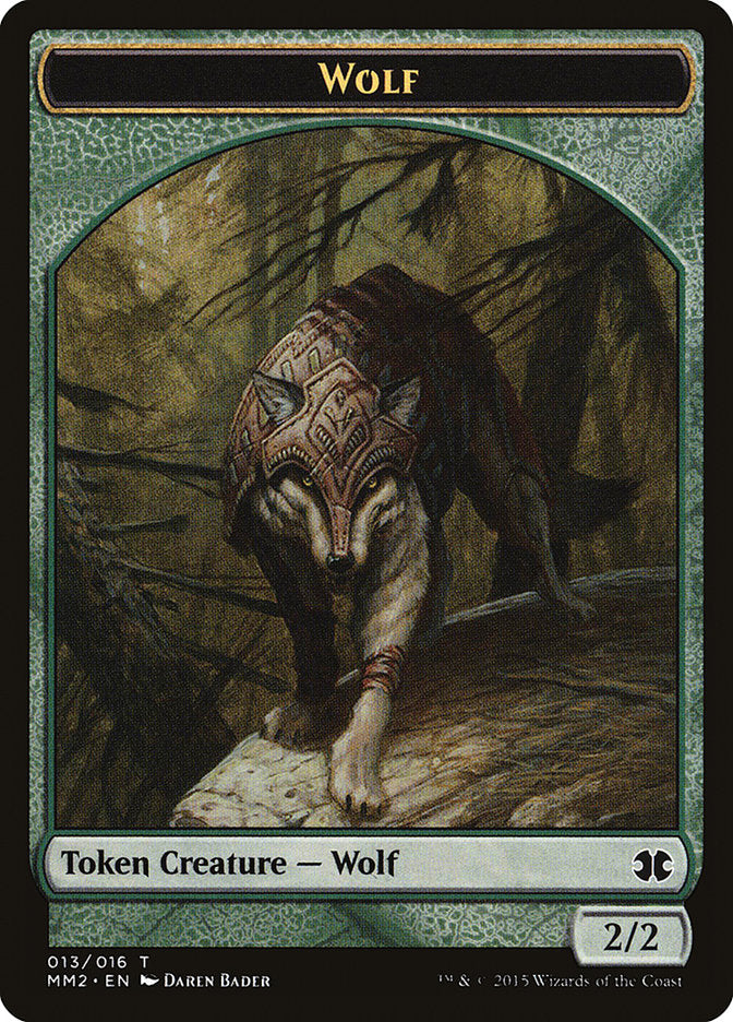 Wolf [Modern Masters 2015 Tokens] | All Aboard Games