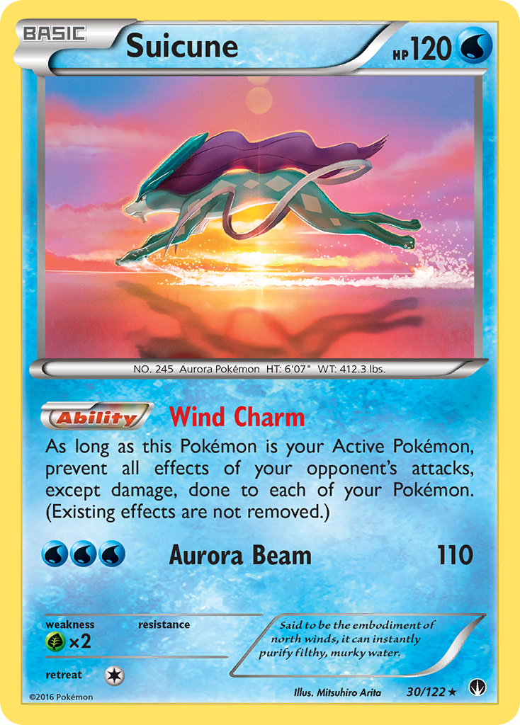 Suicune (30/122) [XY: BREAKpoint] | All Aboard Games