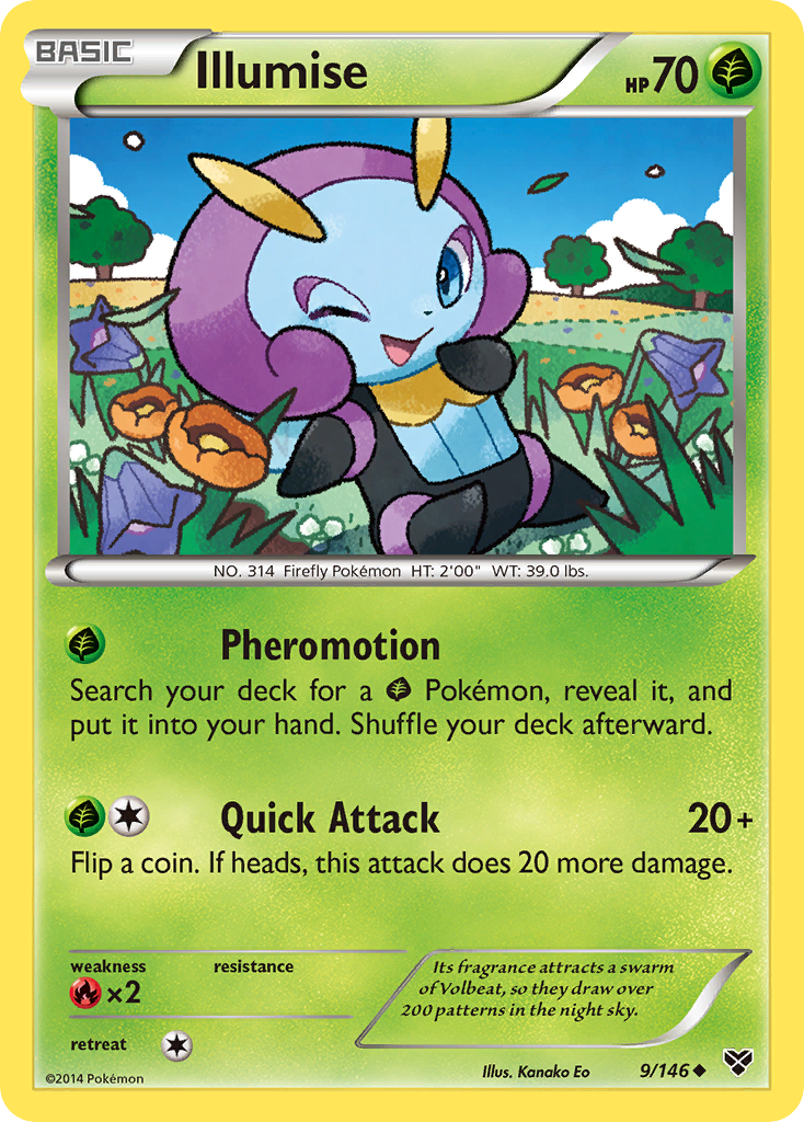 Illumise (9/146) [XY: Base Set] | All Aboard Games