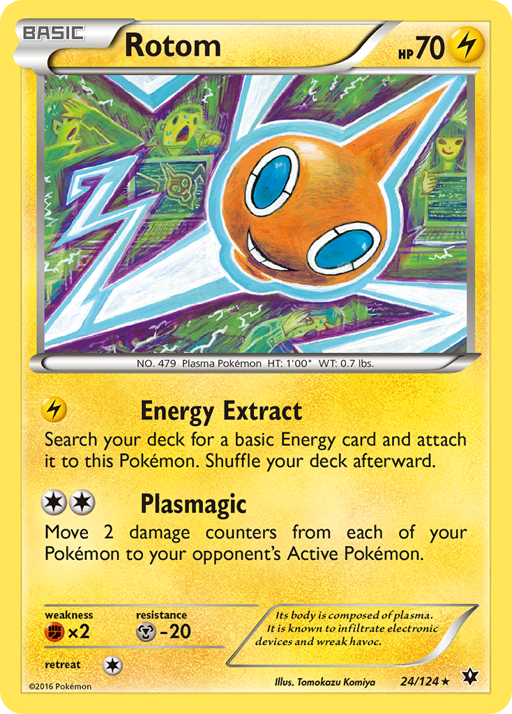 Rotom (24/124) [XY: Fates Collide] | All Aboard Games