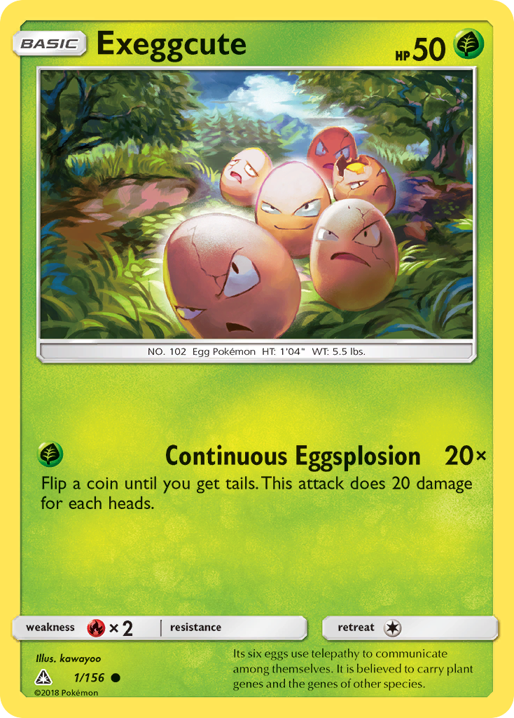 Exeggcute (1/156) [Sun & Moon: Ultra Prism] | All Aboard Games