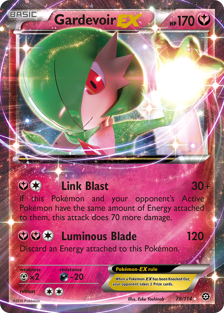 Gardevoir EX (78/114) [XY: Steam Siege] | All Aboard Games