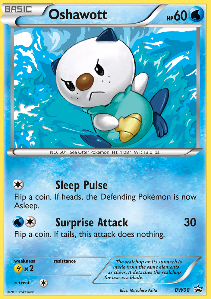 Oshawott (BW08) [Black & White: Black Star Promos] | All Aboard Games