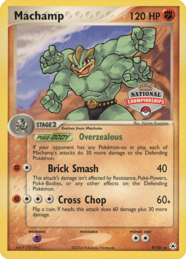 Machamp (9/101) (National Championships Promo) [EX: Hidden Legends] | All Aboard Games