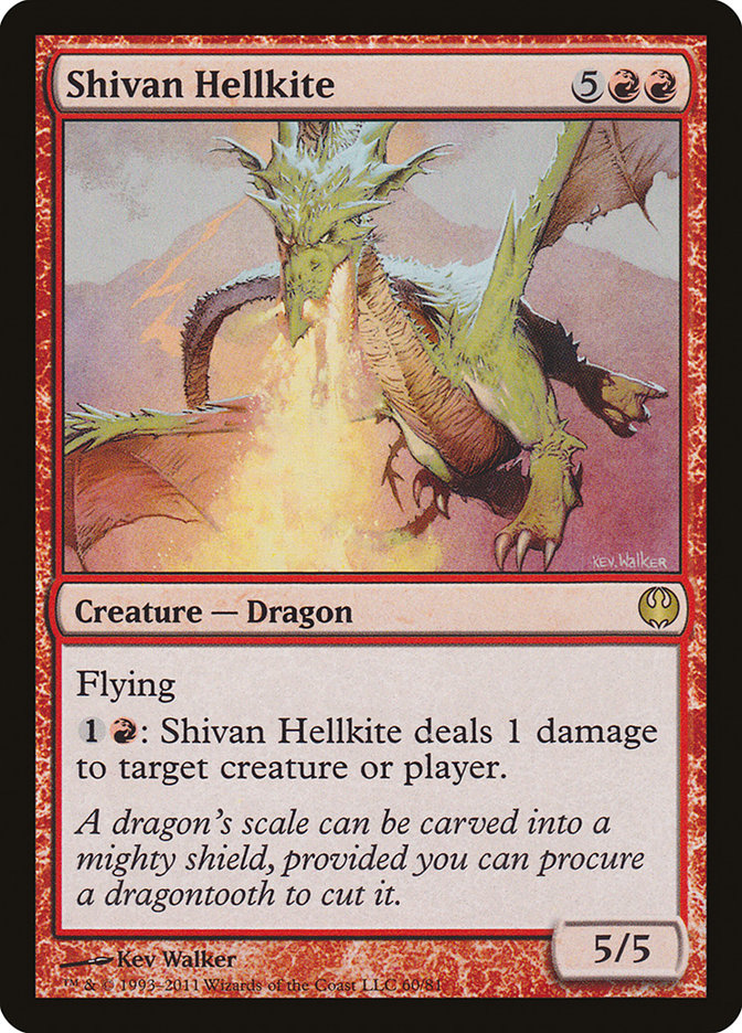 Shivan Hellkite [Duel Decks: Knights vs. Dragons] | All Aboard Games