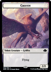 Zombie // Griffin Double-Sided Token [Dominaria Remastered Tokens] | All Aboard Games