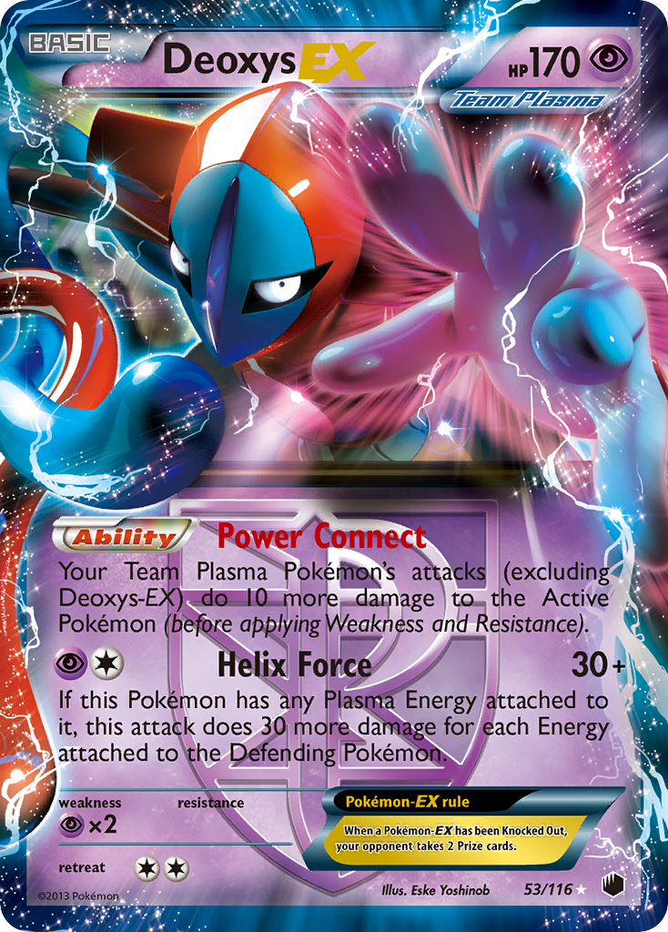 Deoxys EX (53/116) [Black & White: Plasma Freeze] | All Aboard Games