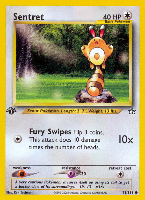 Sentret (71/111) [Neo Genesis 1st Edition] | All Aboard Games