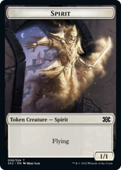 Wrenn and Six Emblem // Spirit Double-sided Token [Double Masters 2022 Tokens] | All Aboard Games