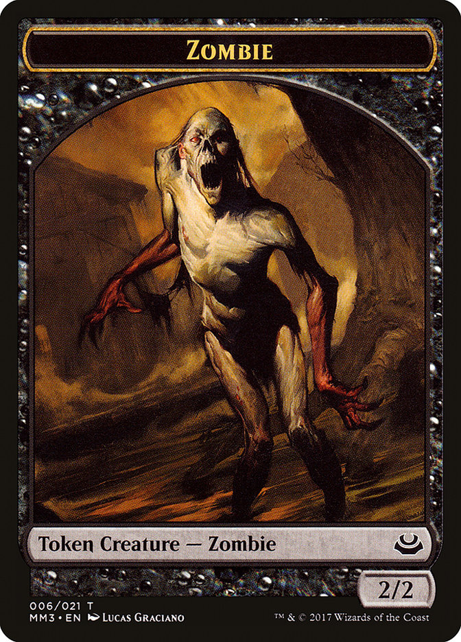 Zombie [Modern Masters 2017 Tokens] | All Aboard Games