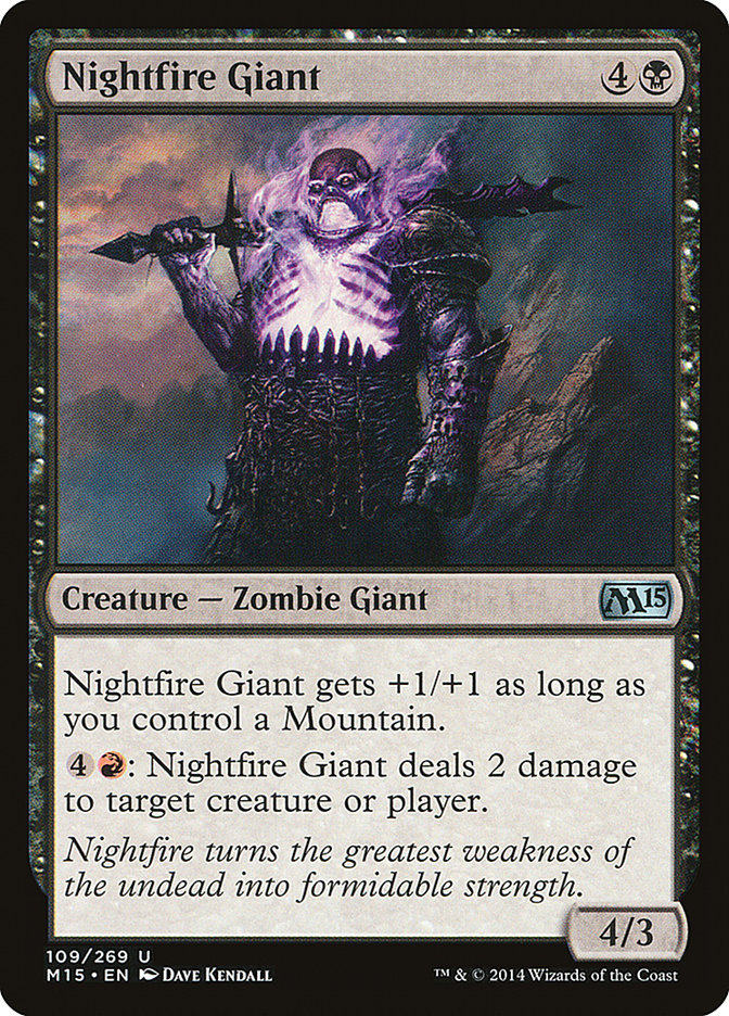 Nightfire Giant [Magic 2015] | All Aboard Games