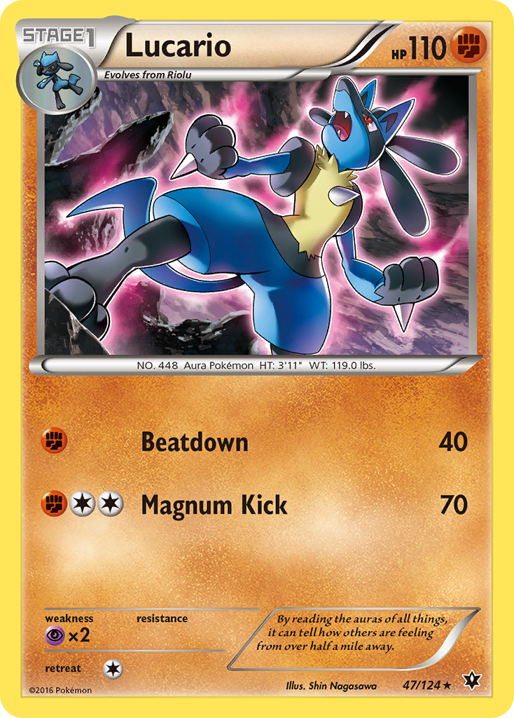 Lucario (47/124) [XY: Fates Collide] | All Aboard Games