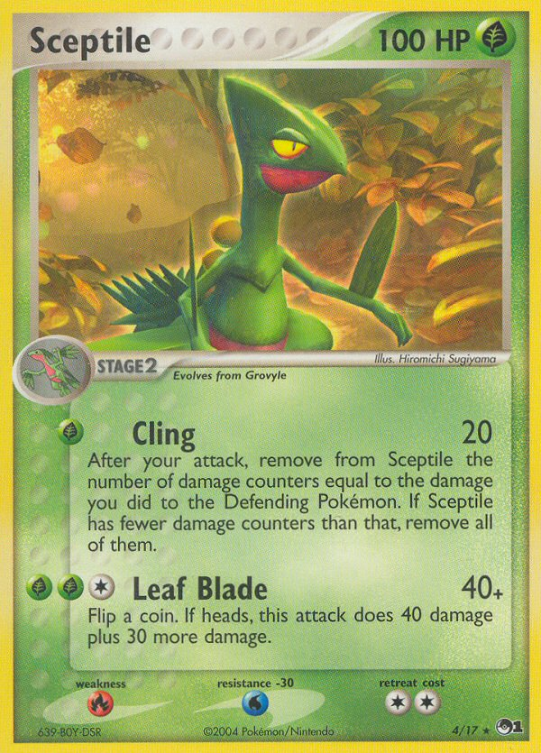 Sceptile (4/17) [POP Series 1] | All Aboard Games