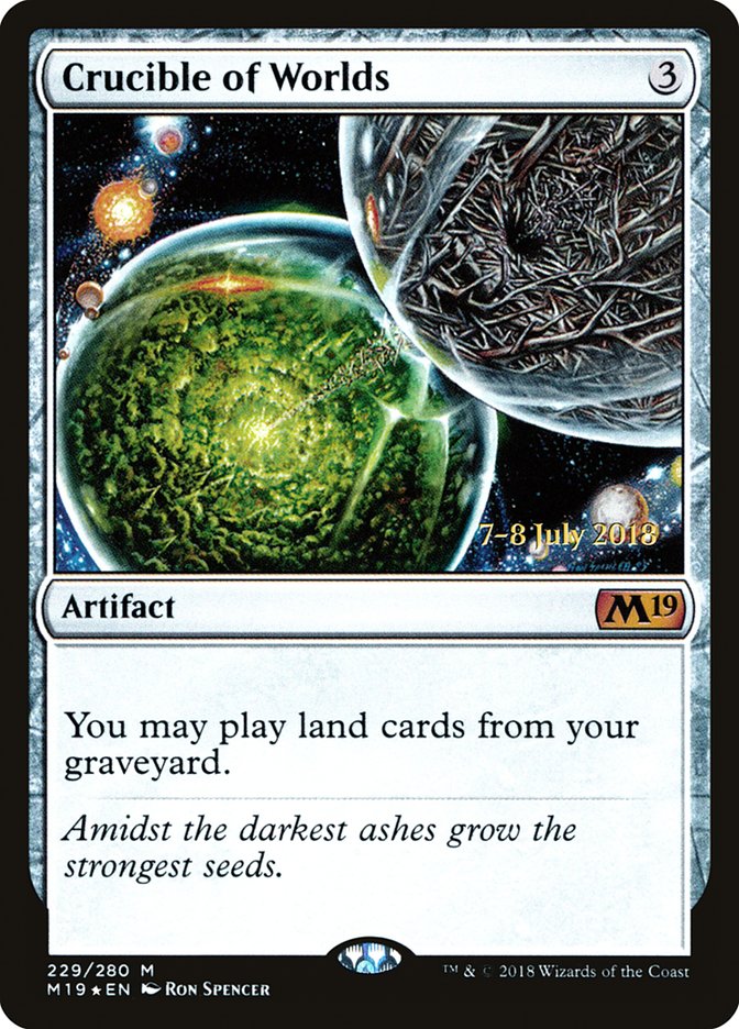 Crucible of Worlds  [Core Set 2019 Prerelease Promos] | All Aboard Games