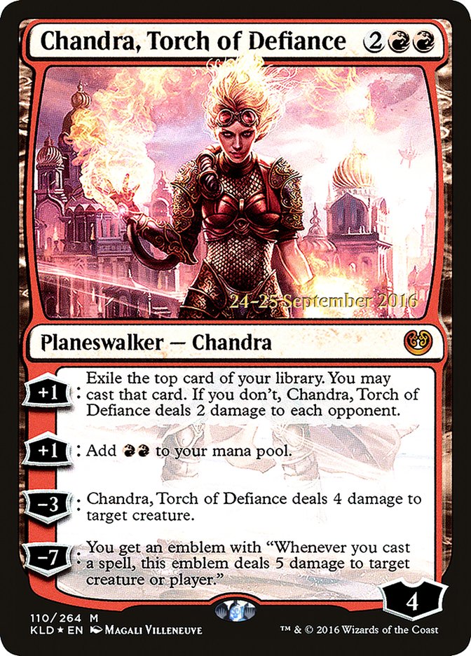 Chandra, Torch of Defiance  [Kaladesh Prerelease Promos] | All Aboard Games
