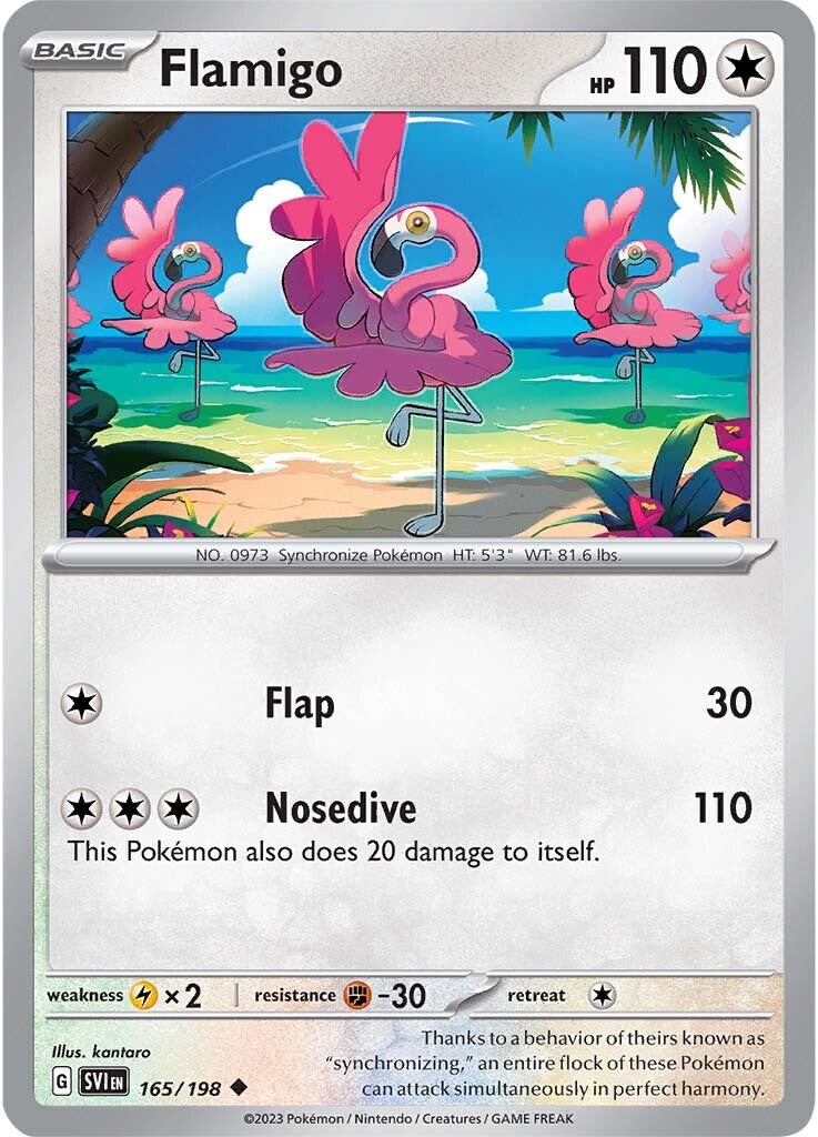 Flamigo (165/198) [Scarlet & Violet: Base Set] | All Aboard Games