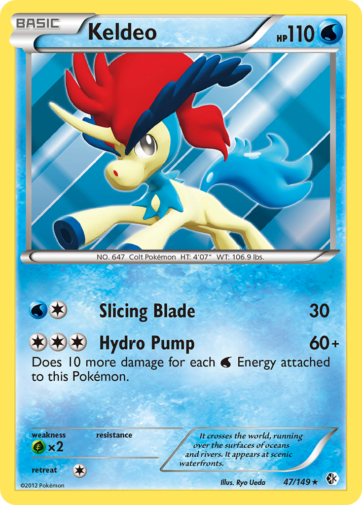 Keldeo (47/149) [Black & White: Boundaries Crossed] | All Aboard Games