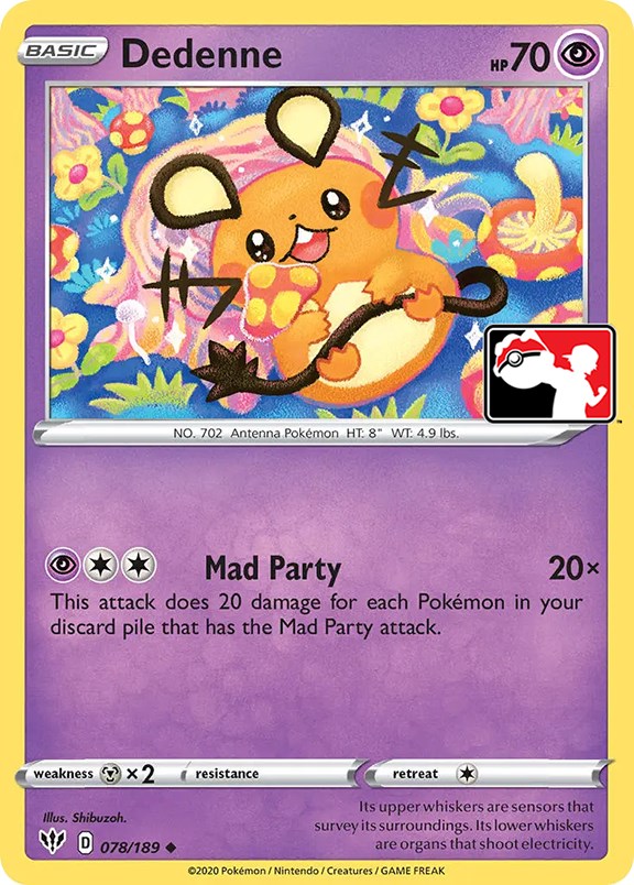 Dedenne (078/189) [Prize Pack Series One] | All Aboard Games