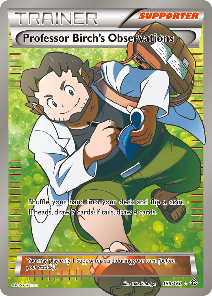 Professor Birch's Observations (159/160) [XY: Primal Clash] | All Aboard Games