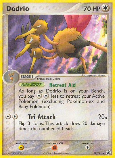 Dodrio (21/112) [EX: FireRed & LeafGreen] | All Aboard Games