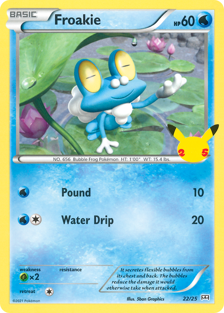 Froakie (22/25) [McDonald's 25th Anniversary] | All Aboard Games