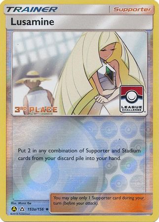 Lusamine (153a/156) (League Challenge Alt Art 3rd Place) [Sun & Moon: Ultra Prism] | All Aboard Games