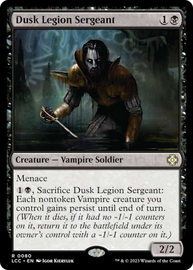 Dusk Legion Sergeant [The Lost Caverns of Ixalan Commander] | All Aboard Games