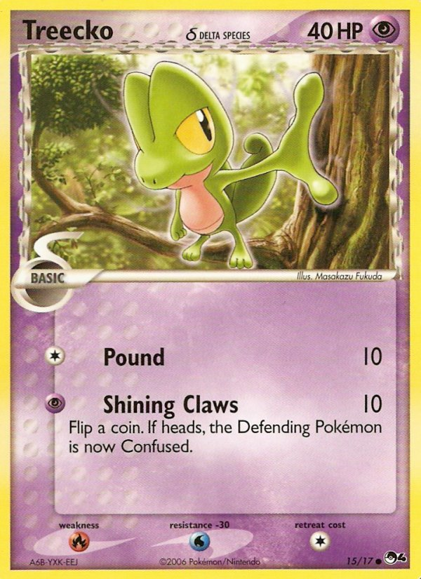 Treecko (15/17) (Delta Species) [POP Series 4] | All Aboard Games