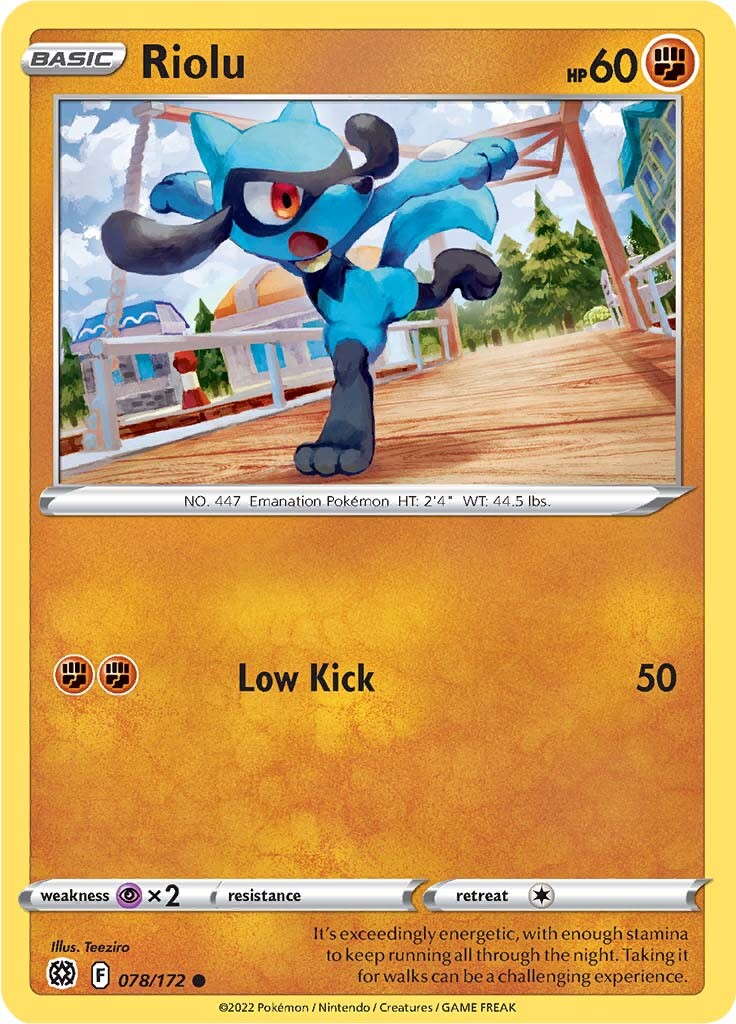 Riolu (078/172) [Sword & Shield: Brilliant Stars] | All Aboard Games