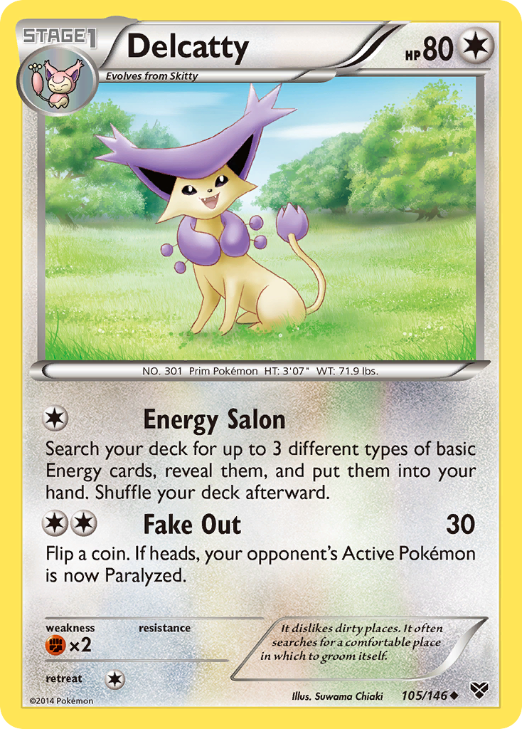 Delcatty (105/146) [XY: Base Set] | All Aboard Games