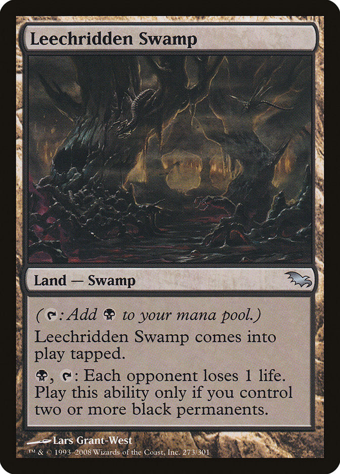 Leechridden Swamp [Shadowmoor] | All Aboard Games