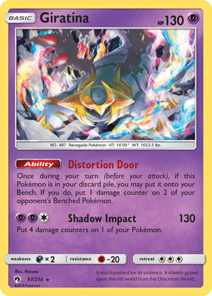 Giratina (97/214) (Theme Deck Exclusive) [Sun & Moon: Lost Thunder] | All Aboard Games