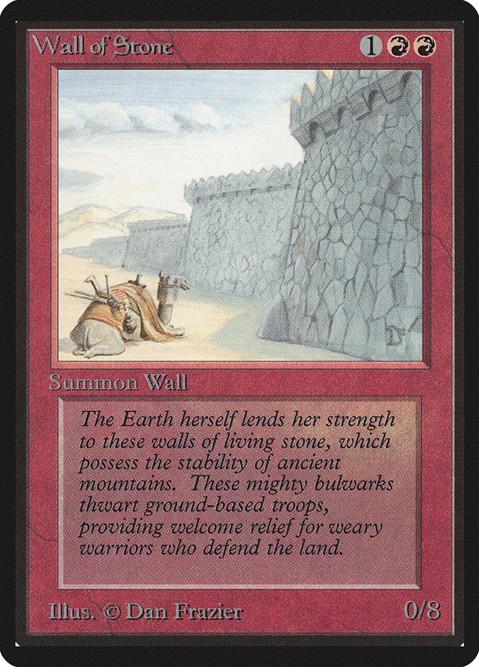 Wall of Stone [Limited Edition Beta] | All Aboard Games
