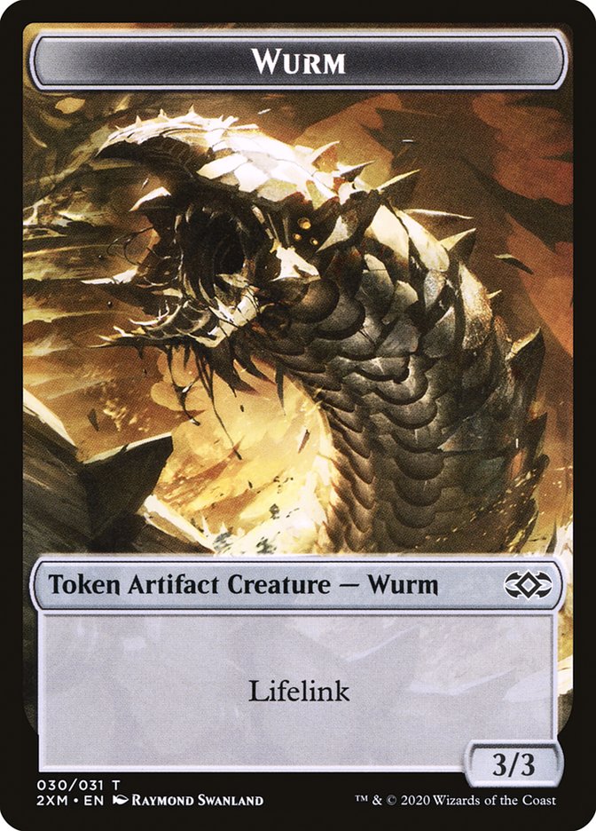 Wurm (030/031) [Double Masters Tokens] | All Aboard Games