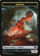 Horror // Zombie (016/036) Double-sided Token [Commander 2014 Tokens] | All Aboard Games