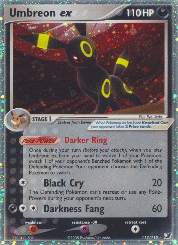 Umbreon ex (112/115) [EX: Unseen Forces] | All Aboard Games