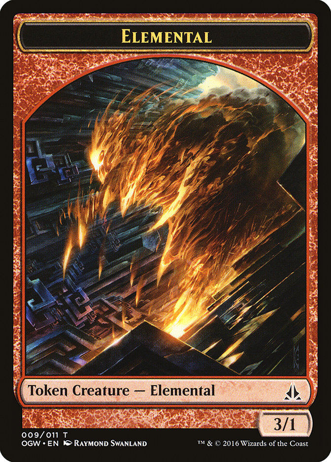 Elemental (009/011) [Oath of the Gatewatch Tokens] | All Aboard Games