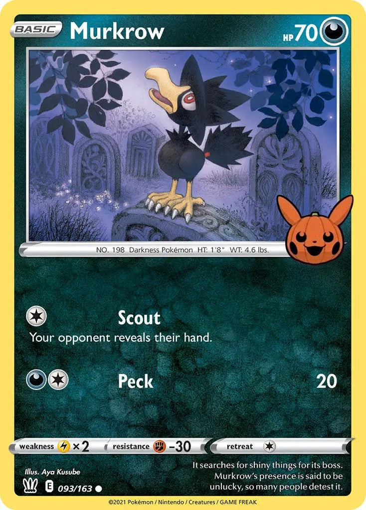 Murkrow (093/163) [Trick or Trade] | All Aboard Games