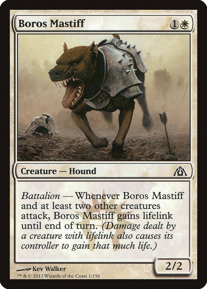 Boros Mastiff [Dragon's Maze] | All Aboard Games