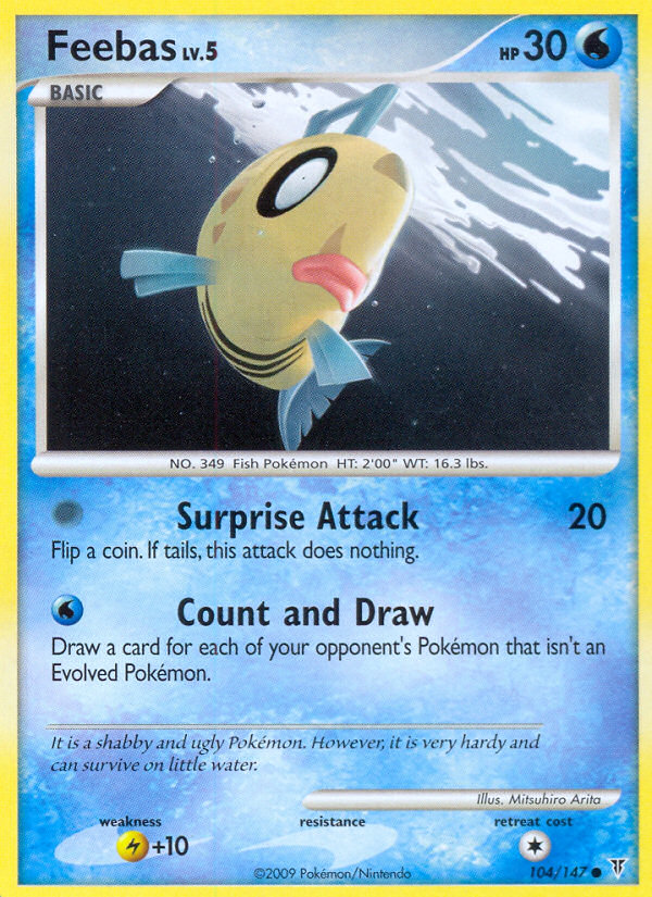 Feebas (104/147) [Platinum: Supreme Victors] | All Aboard Games