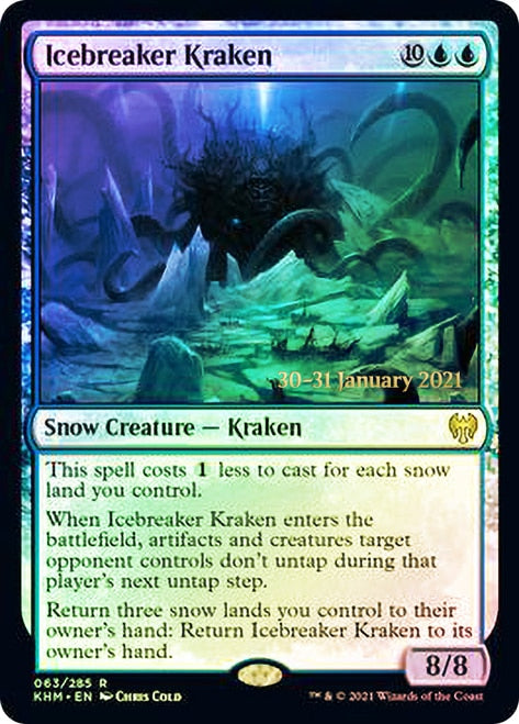 Icebreaker Kraken [Kaldheim Prerelease Promos] | All Aboard Games
