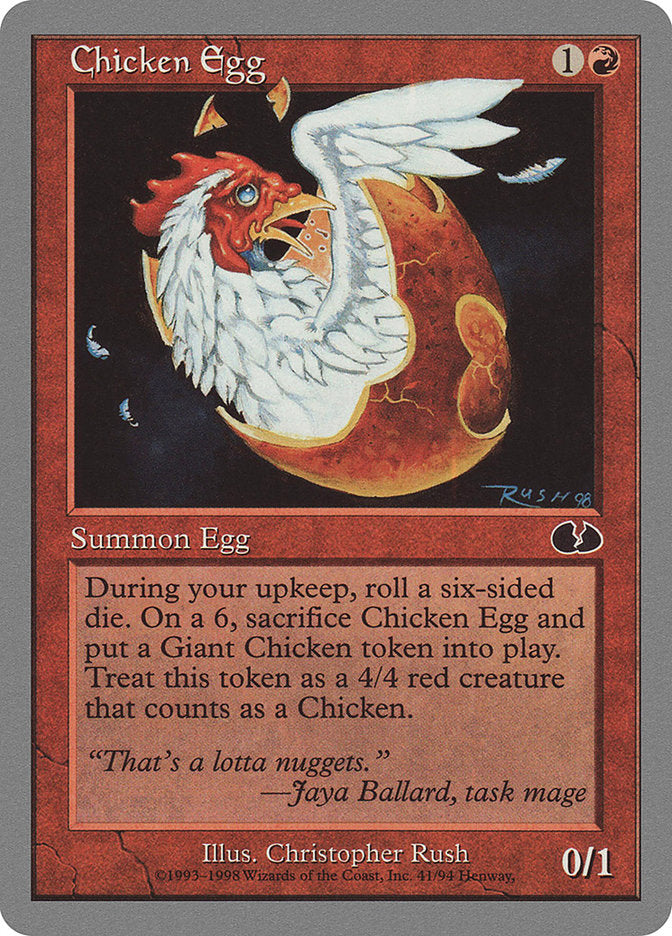 Chicken Egg [Unglued] | All Aboard Games