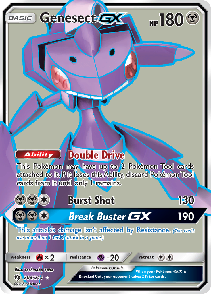 Genesect GX (204/214) [Sun & Moon: Lost Thunder] | All Aboard Games