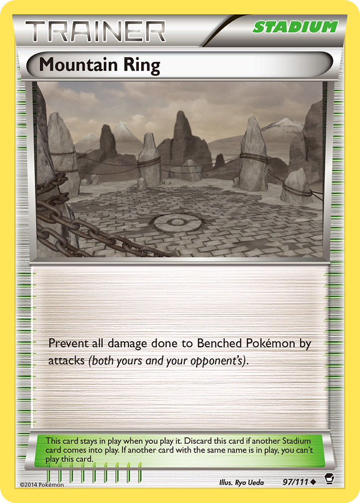 Mountain Ring (97/111) [XY: Furious Fists] | All Aboard Games