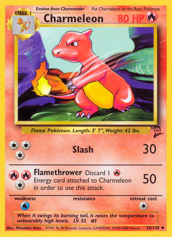 Charmeleon (35/130) [Base Set 2] | All Aboard Games