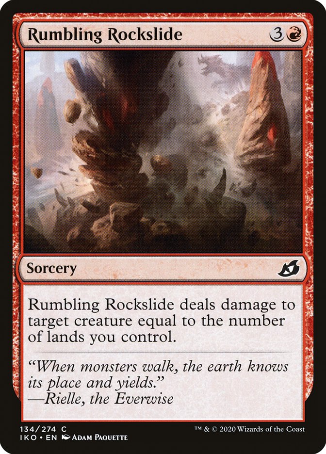 Rumbling Rockslide [Ikoria: Lair of Behemoths] | All Aboard Games